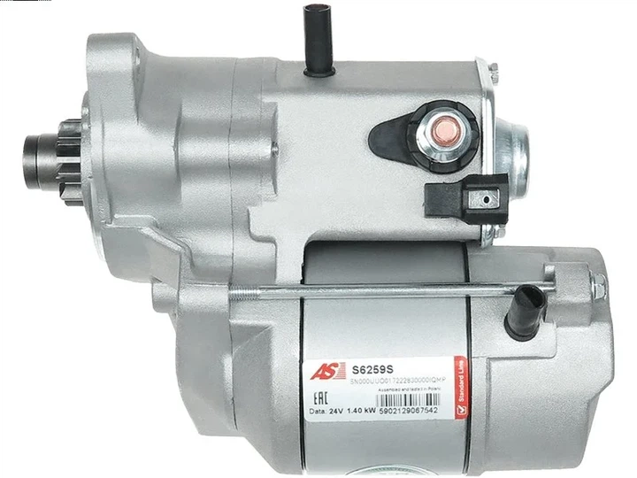 Стартер ND 24V-1.4kW-9t, 128000-5410, Ku bota AS-PL S6259S - зображення 4