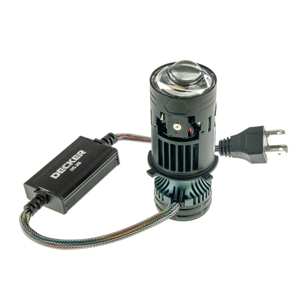Led світлодіодні міні лінзи Bi-LED MiniLens Decker Led RGX-01 H4 5500k 12000lm 65/85w 9-16v (2 шт) - зображення 4