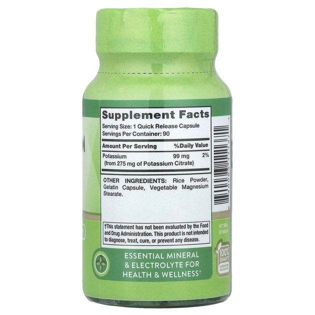 Калій цитрат Nature's Truth Potassium Citrate 275 мг 90 капсул ARE-576332 - зображення 2