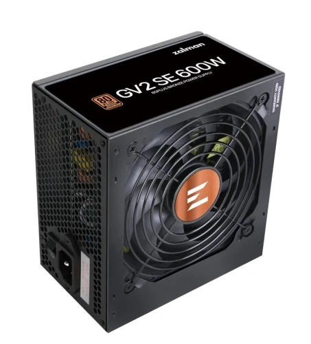 Блок питания 600 Вт, Zalman GV2 SE, Black (ZM600-GV2SE) - изображение 2