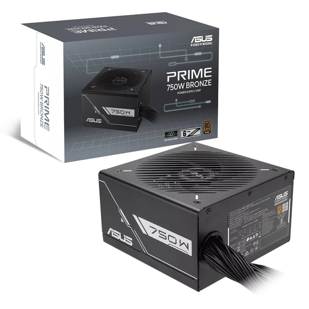 Блок живлення 750 Вт, Asus Prime Bronze, Black (PRIME-750B-BLACK) - Фото 7 Блок живлення 750 Вт, Asus Prime Bronze, Black (PRIME-750B-BLACK) - зображення 7