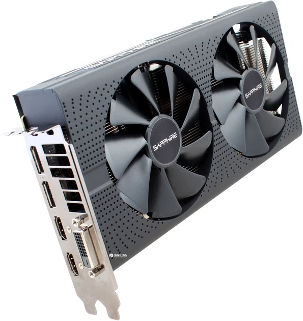 Видеокарта Sapphire Radeon RX 570 Pulse 4GB GDDR5 (256bit) (1284/7000) (11266-04) Б/У - изображение 3