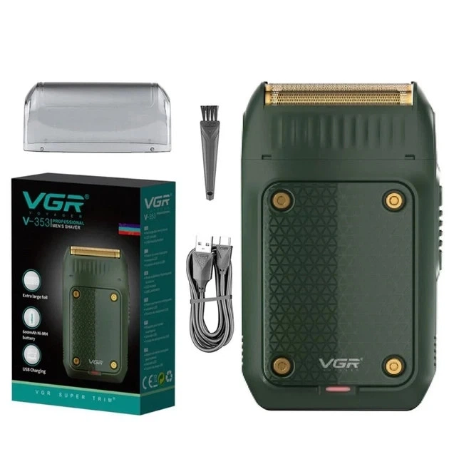 Электробритва VGR V-353 GREEN 5 Вт зеленая - Фото 1 Электробритва VGR V-353 GREEN 5 Вт зеленая - изображение 1