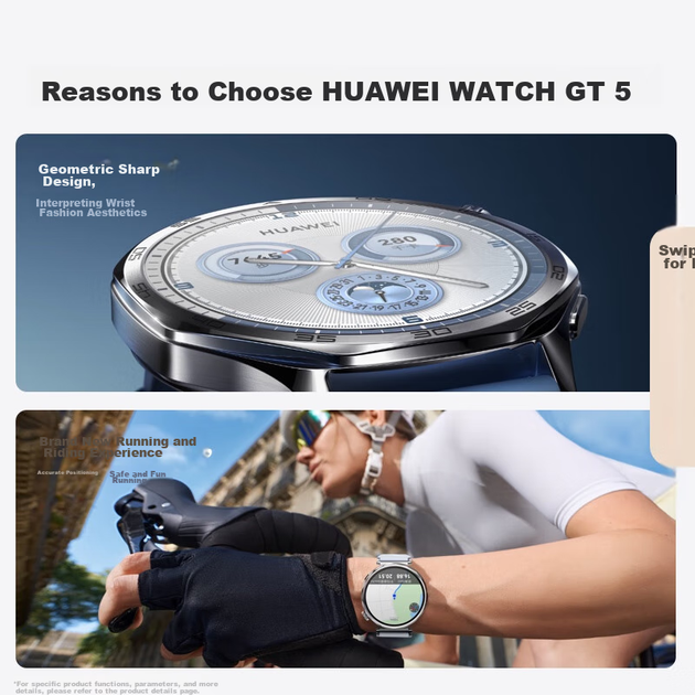 Смарт-часы Huawei Watch GT 5 46mm Blue - изображение 9