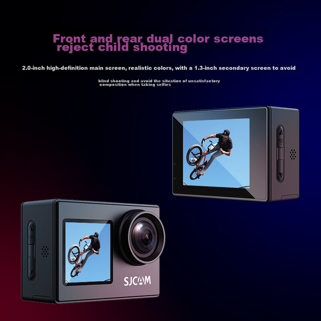 Екшн-камера SJCAM SJ4000 Dual Screen - Фото 14 Екшн-камера SJCAM SJ4000 Dual Screen - зображення 14