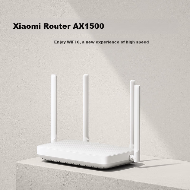 Маршрутизатор Xiaomi Router AX1500 (RD04v2) - Фото 2 Маршрутизатор Xiaomi Router AX1500 (RD04v2) - зображення 2