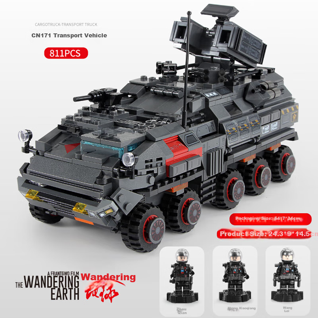 Конструктор Sembo Blocks Wandering Earth Військово-транспортний автомобіль 811 деталей (CN114) - зображення 3