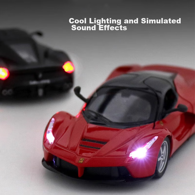Автомодель BIG TAYLOR Ferrari LaFerrari 1:32 Червона (100026502612) - зображення 5