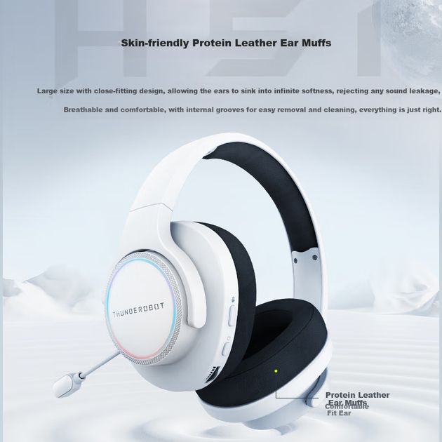 Навушники Thunderobot H51 White - Фото 6 Навушники Thunderobot H51 White - зображення 6