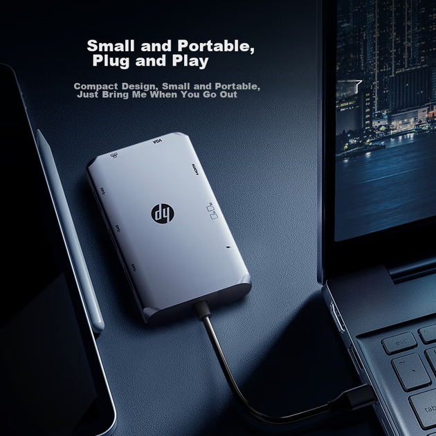 USB-хаб HP TC236 USB-C 9-in-1 Hub - Фото 12 USB-хаб HP TC236 USB-C 9-in-1 Hub - зображення 12