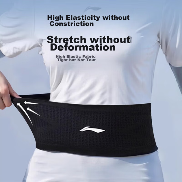Пояс Li-Ning для бігу для чоловіків та жінок Black - зображення 5