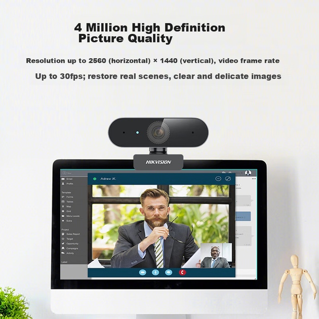 Веб-камера Hikvision DS-E14a - Фото 7 Веб-камера Hikvision DS-E14a - зображення 7