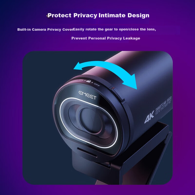 Веб-камера Emeet SmartCam S600 - Фото 7 Веб-камера Emeet SmartCam S600 - зображення 7
