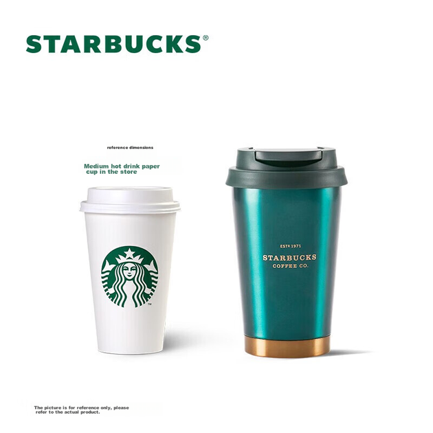 Термокружка Starbucks из нержавеющей стали 384 мл Зеленая (100042744693) - изображение 5