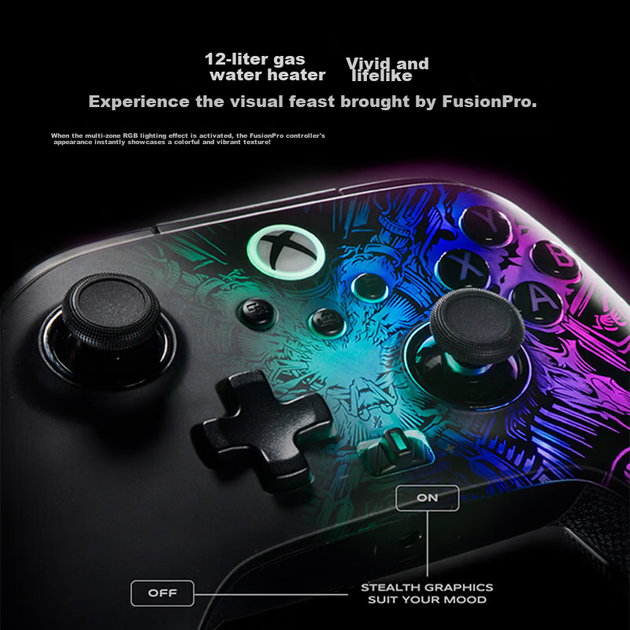 Бездротовий ігровий контролер PowerA Fusion Pro Lumectra Wireless Controller для Xbox Series X/S - Фото 8 Бездротовий ігровий контролер PowerA Fusion Pro Lumectra Wireless Controller для Xbox Series X/S - зображення 8
