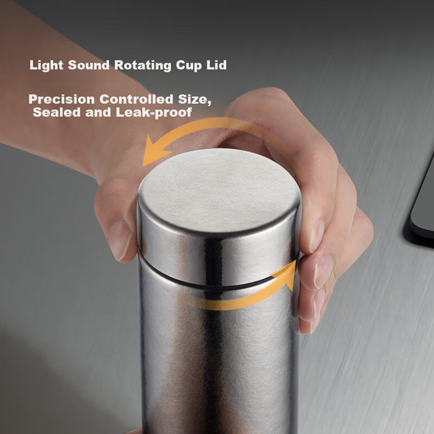 Термокружка JD Original Titanium Health из чистого титана с заварочным фильтром для чая 300 мл (100157931760) - изображение 8