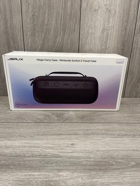 Чехол для консоли JSAUX Mega Carry Case BG0122, для Nintendo Switch 2, жесткий кейс, черный - Фото 10 Чехол для консоли JSAUX Mega Carry Case BG0122, для Nintendo Switch 2, жесткий кейс, черный - изображение 10
