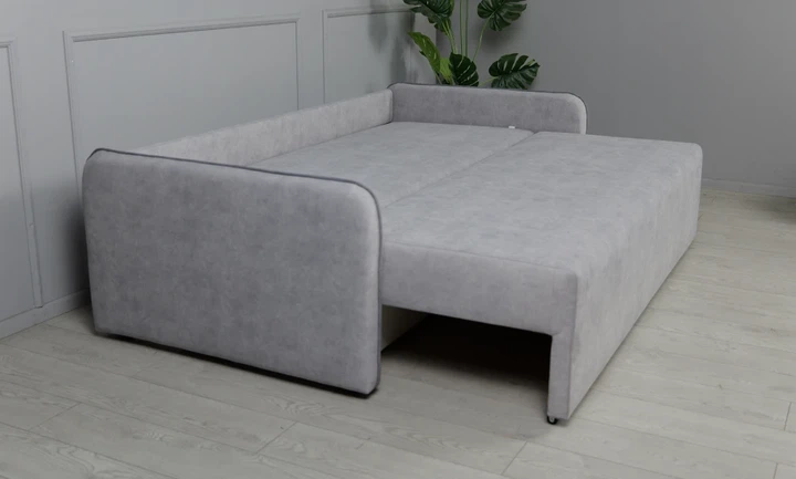 Розкладний диван Frisco Смарт 215 х 110 х 80 см тканина City Grey Світло-сірий (25195-Smart) - зображення 4