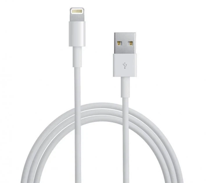 Кабель Apple Lightning USB 1м для iPhone iPad iPod белый для быстрой зарядки и передачи данных - Фото 5 Кабель Apple Lightning USB 1м для iPhone iPad iPod белый для быстрой зарядки и передачи данных - изображение 5