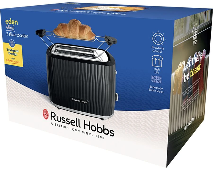 Тостер Russell Hobbs 27371-56 Black (7054178) - изображение 4
