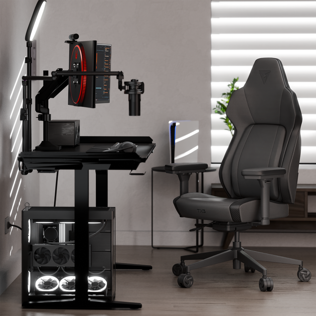 Кресло игровое TX3 Core Smart Modern Black (TEGC-2071101.11) - Фото 9 Кресло игровое TX3 Core Smart Modern Black (TEGC-2071101.11) - изображение 9