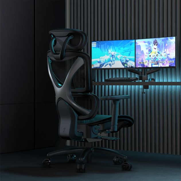 Кресло игровое TX3 XTC Mesh Black (TEGC-3054101.11) - Фото 13 Кресло игровое TX3 XTC Mesh Black (TEGC-3054101.11) - изображение 13