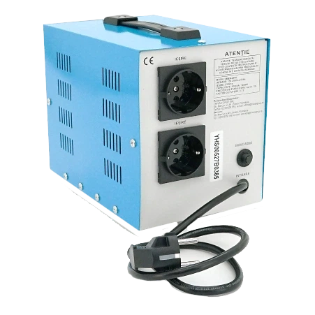 Стабілізатор напруги Westech MSER 2000 VA-V2/1600 Вт однофазний сервопривід - зображення 2