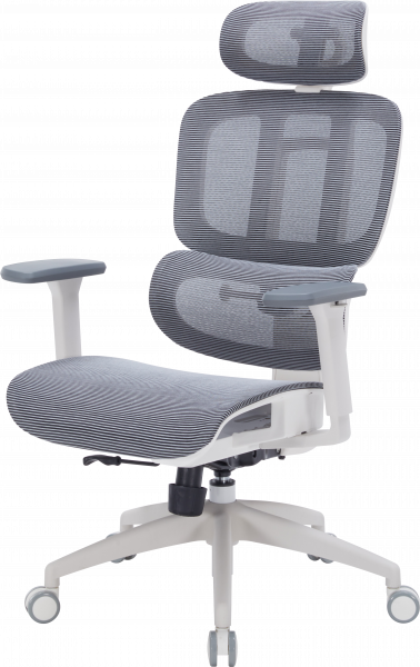 Крісло офісне OfficePro Skyline oc680-w-dg-dg - Фото 1 Крісло офісне OfficePro Skyline oc680-w-dg-dg - изображение 1