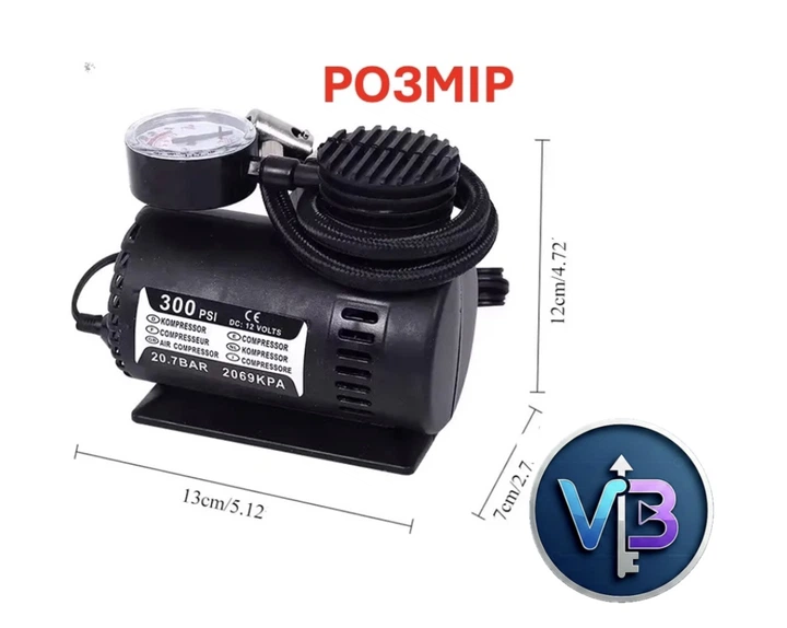 Автомобільний компресор (Аir compressor 300 psi 12v) - изображение 2