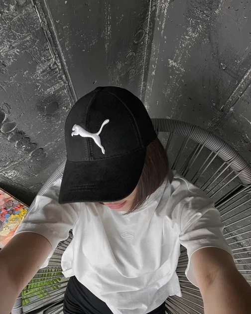 Бейсболка кепка Puma чорний з білим, L / 57-58 - Фото 3 Бейсболка кепка Puma чорний з білим, L / 57-58 - зображення 3