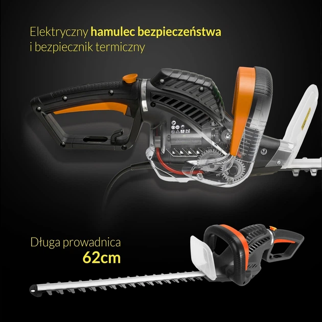 Nożyce elektryczne do żywopłotu Adler AD 6814 61 cm (5905575909800) - obraz 16