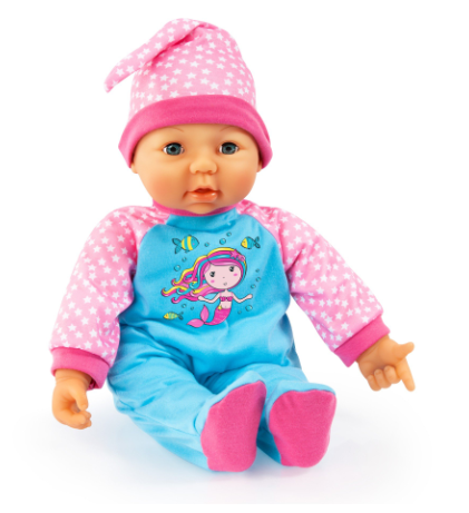 Набір одягу для ляльок Bayer Design Deluxe Піжама Русалочка 40-46 см 84680AA (4003336846805) - зображення 2