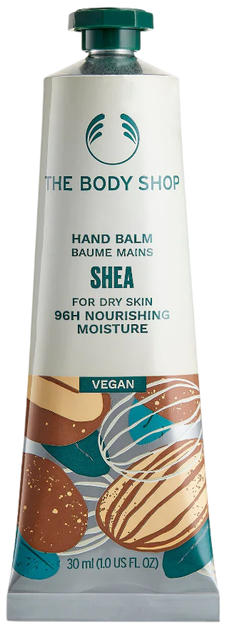 Zestaw upominkowy The Body Shop Shea Essentials Krem pod prysznic 250 ml + Olejek do ciała 50 ml + Balsam do rąk 30 ml + Balsam do ust 10 ml (5028197472672) - obraz 5