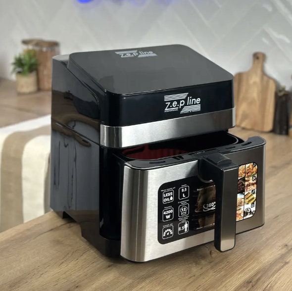 Мультифункціональна аерофритюрниця Zepline ZP-00344 на 13 л, 4200