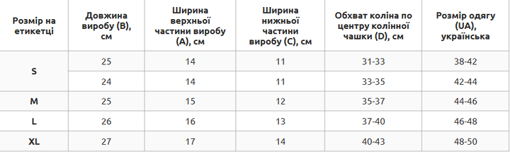 Бланж наколінник 1шт еластичний розмір M Лайкра TVFF чорний 901501 - Фото 13 Бланж наколінник 1шт еластичний розмір M Лайкра TVFF чорний 901501 - зображення 13