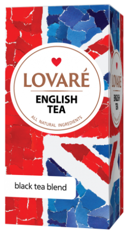 Чай Lovare English tea 24 пакетика - Фото 1 Чай Lovare English tea 24 пакетика - зображення 1