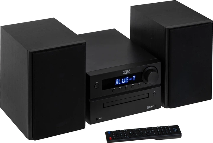 Miniwieża Adler AD 1917 HI-FI z Bluetooth, CD, USB i FM (5905575908964) - obraz 2