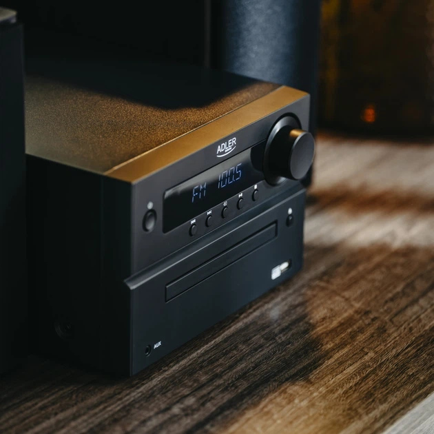 Miniwieża Adler AD 1917 HI-FI z Bluetooth, CD, USB i FM (5905575908964) - obraz 12