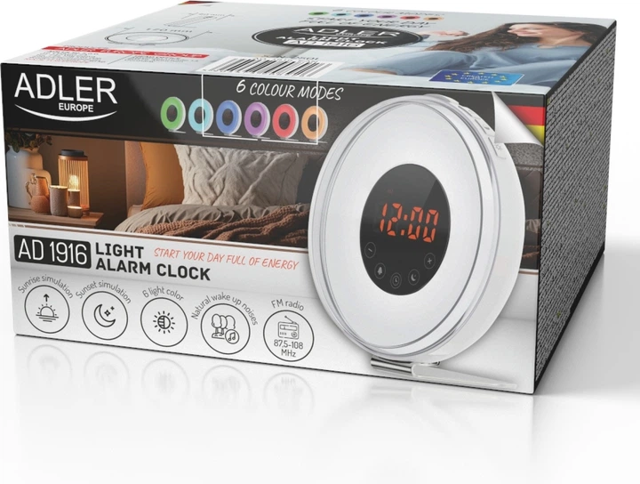 Радіо-будильник Adler AD 1916 FM з підсвічуванням (5905575908926) - зображення 19