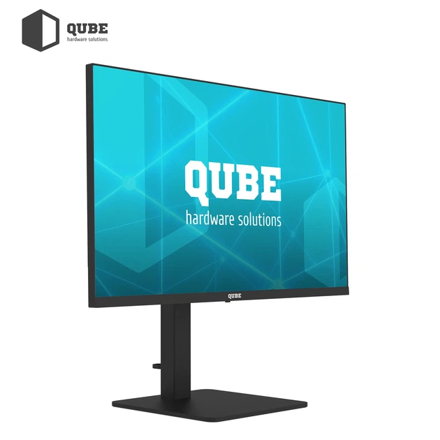 Монітор 27" Qube B27F120HS (FHD) 1920×1080 IPS 120Hz 1ms, 8-Bit, 400cd/m², HAS, Pivot, Speakers, HDMI, DP, VGA, VESA*100, External PS 12V/3A - изображение 5