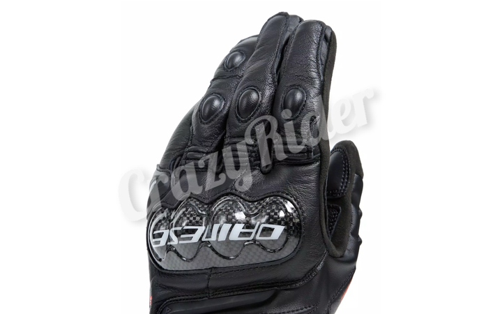 Перчатки демисезонные DAINESE CARBON 4 SHORT Leather Black L - изображение 10