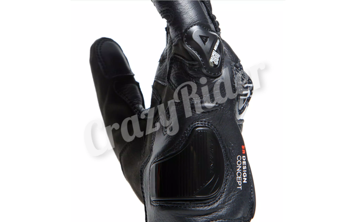 Демисезонные перчатки DAINESE CARBON 4 SHORT Leather Black Red XL - изображение 14