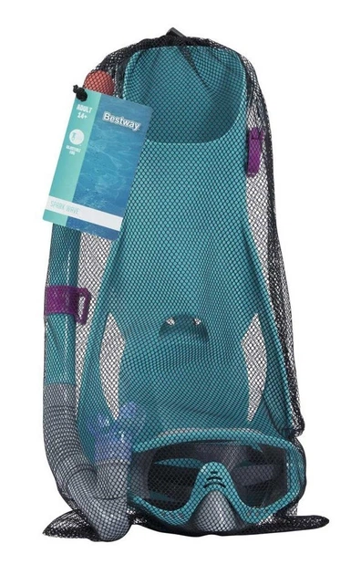 Набір для пірнання Bestway для молоді бірюзовий 25020 (5903890630218) - зображення 4