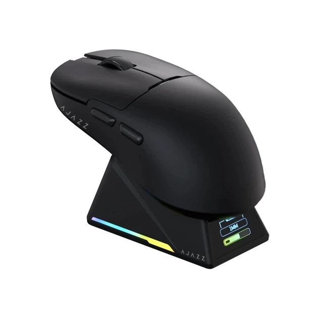 Ігрова миша бездротова Ajazz AJ159 APEX PAW3950 Black - изображение 2