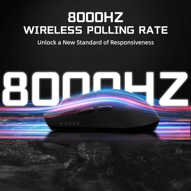 Ігрова миша бездротова Ajazz AJ159 APEX PAW3950 Black - изображение 4
