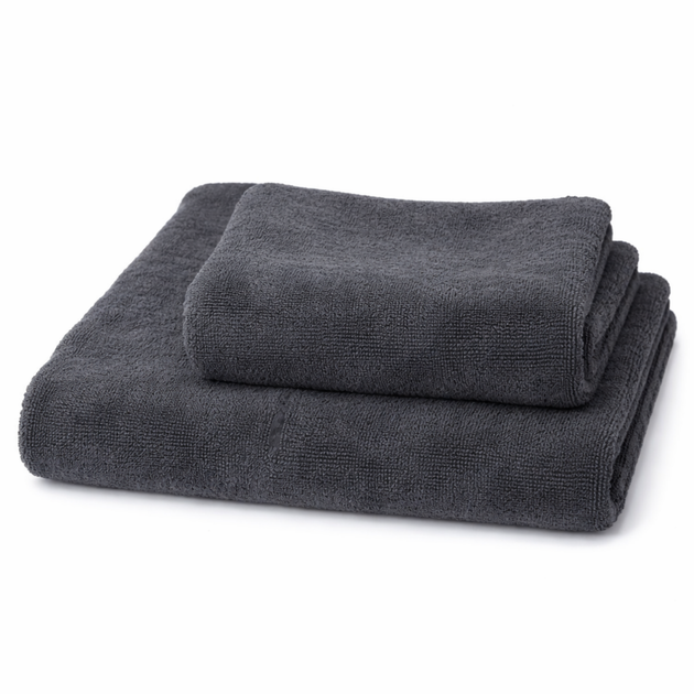 Полотенце Микрокотон 100% хлопок Турция Diana Textile, Антрацит, 50x80 см - изображение 2