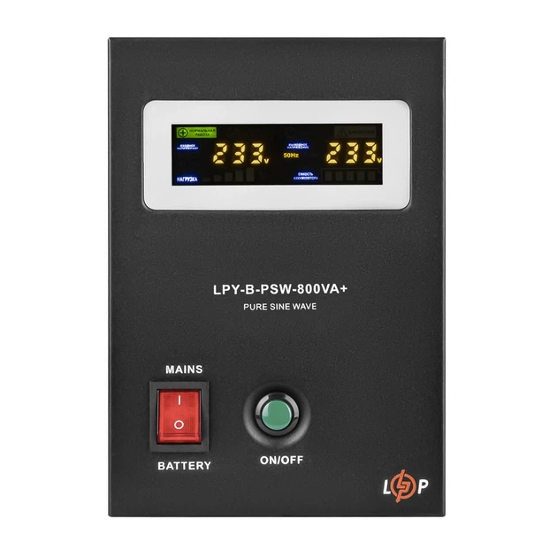 Комплект резервного питания LP (LogicPower) ИБП + мультигелевая батарея (UPS B800 + АКБ MG 1280W) - изображение 2