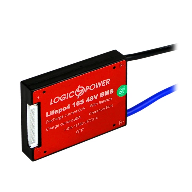 BMS плата LP LiFePO4 48V 16S Dis 60A Ch 30A - Фото 2 BMS плата LP LiFePO4 48V 16S Dis 60A Ch 30A - зображення 2