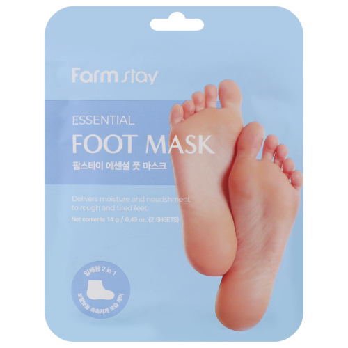 Маска-шкарпетки для ніг FarmStay ESSENTIAL FOOT MASK, 14 г (2 од) (8809611150591) - Фото 1 Маска-шкарпетки для ніг FarmStay ESSENTIAL FOOT MASK, 14 г (2 од) (8809611150591) - зображення 1