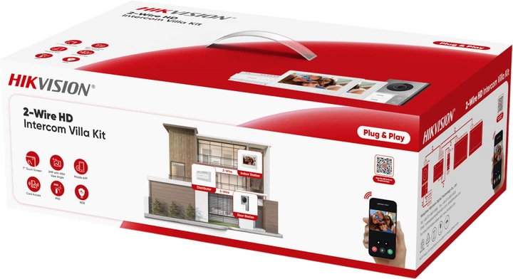 Zestaw wideodomofonowy Hikvision DS-KIS705EY/2Monitors - obraz 2